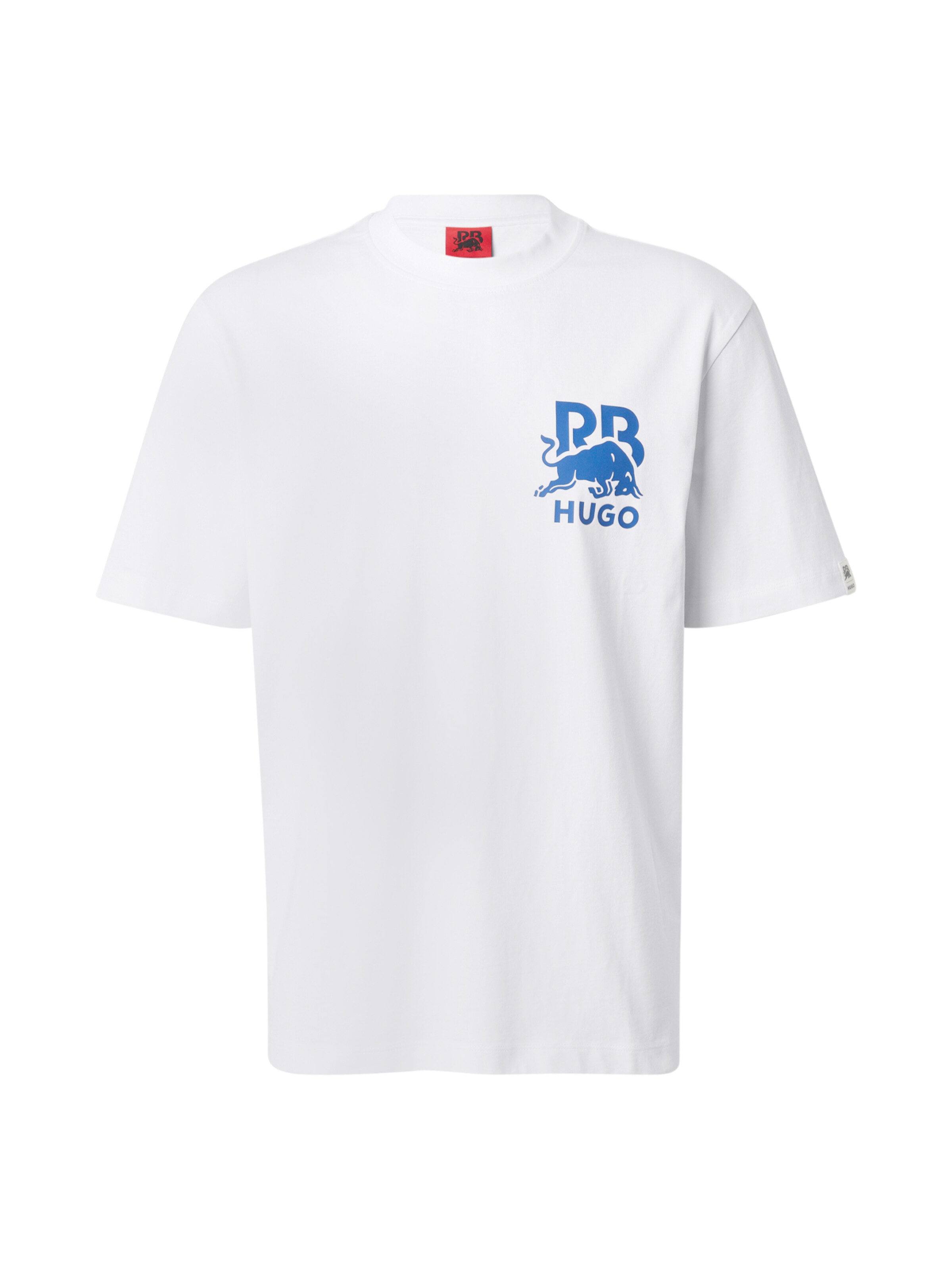 HUGO Shirt 'Dartox_RB' in White: front
