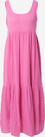 ICHI Καλοκαιρινό φόρεμα 'FOXA' σε ροζ: μπροστά