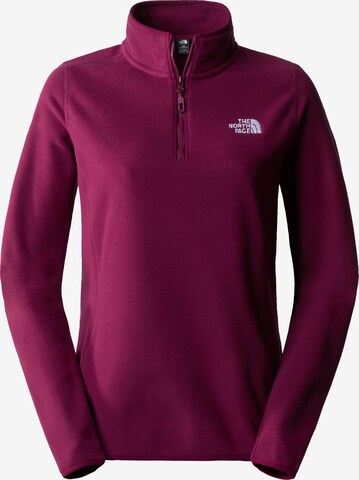THE NORTH FACE Athletic Sweater '100 GLACIER' in Purple: front