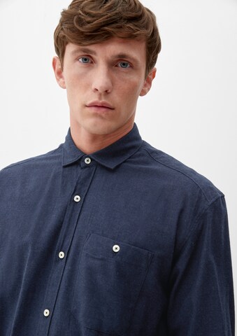 s.Oliver Comfort fit Button Up Shirt in Blue