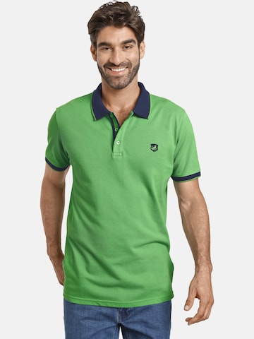 Jan Vanderstorm Shirt 'Lavrans' in Groen: voorkant