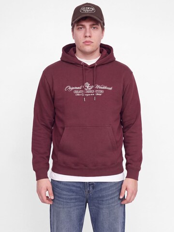 Felpa di JACK & JONES in rosso: frontale