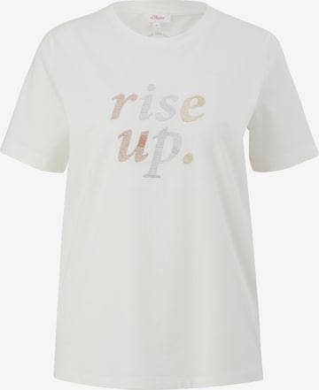 s.Oliver Shirt in White: front