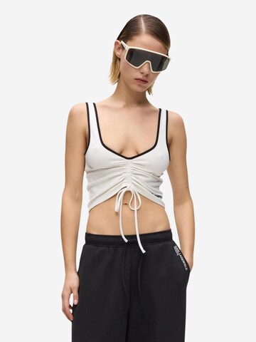 Top di KARL LAGERFELD JEANS in bianco