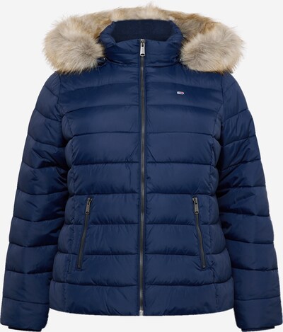 Tommy Jeans Curve Ziemas jaka, krāsa - tumši zils, Preces skats