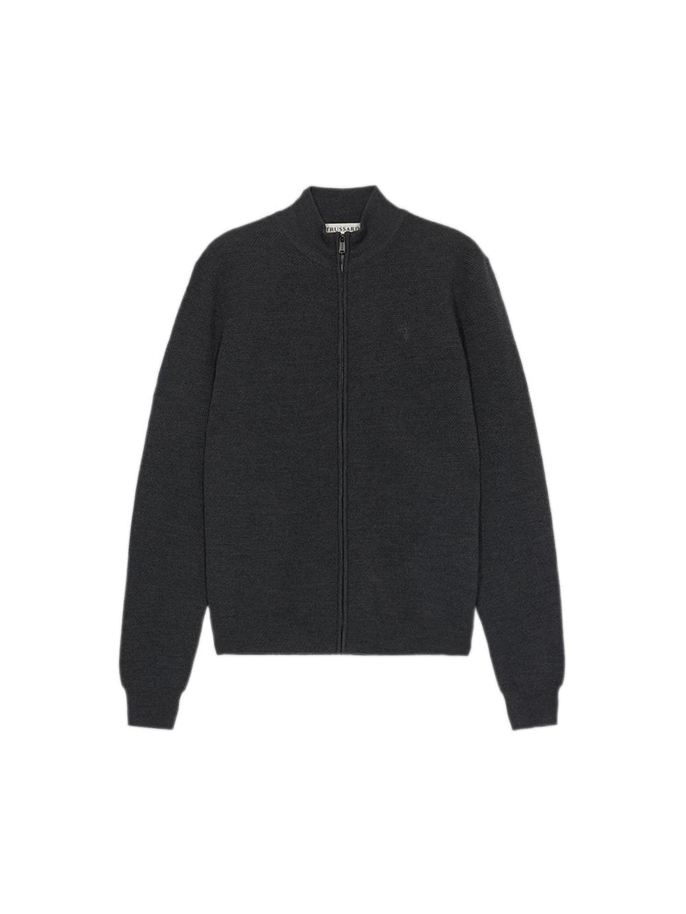 Trussardi Trui in Grijs: voorkant