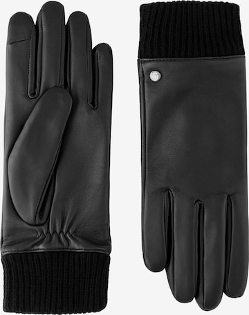 Mezzoguanti 'BRESLAU' di Roeckl in nero: frontale