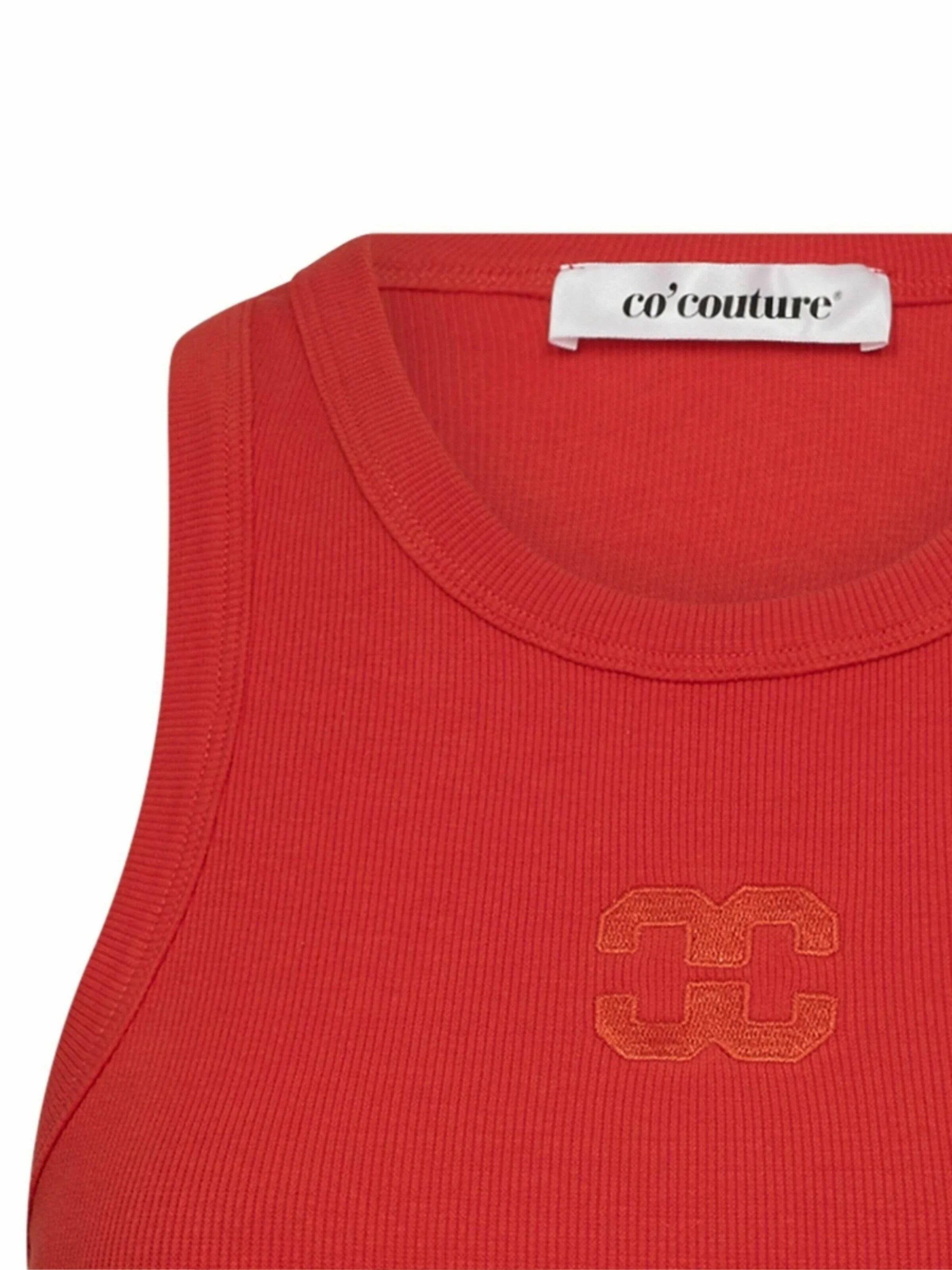 Top 'Sahara' di co'couture in rosso