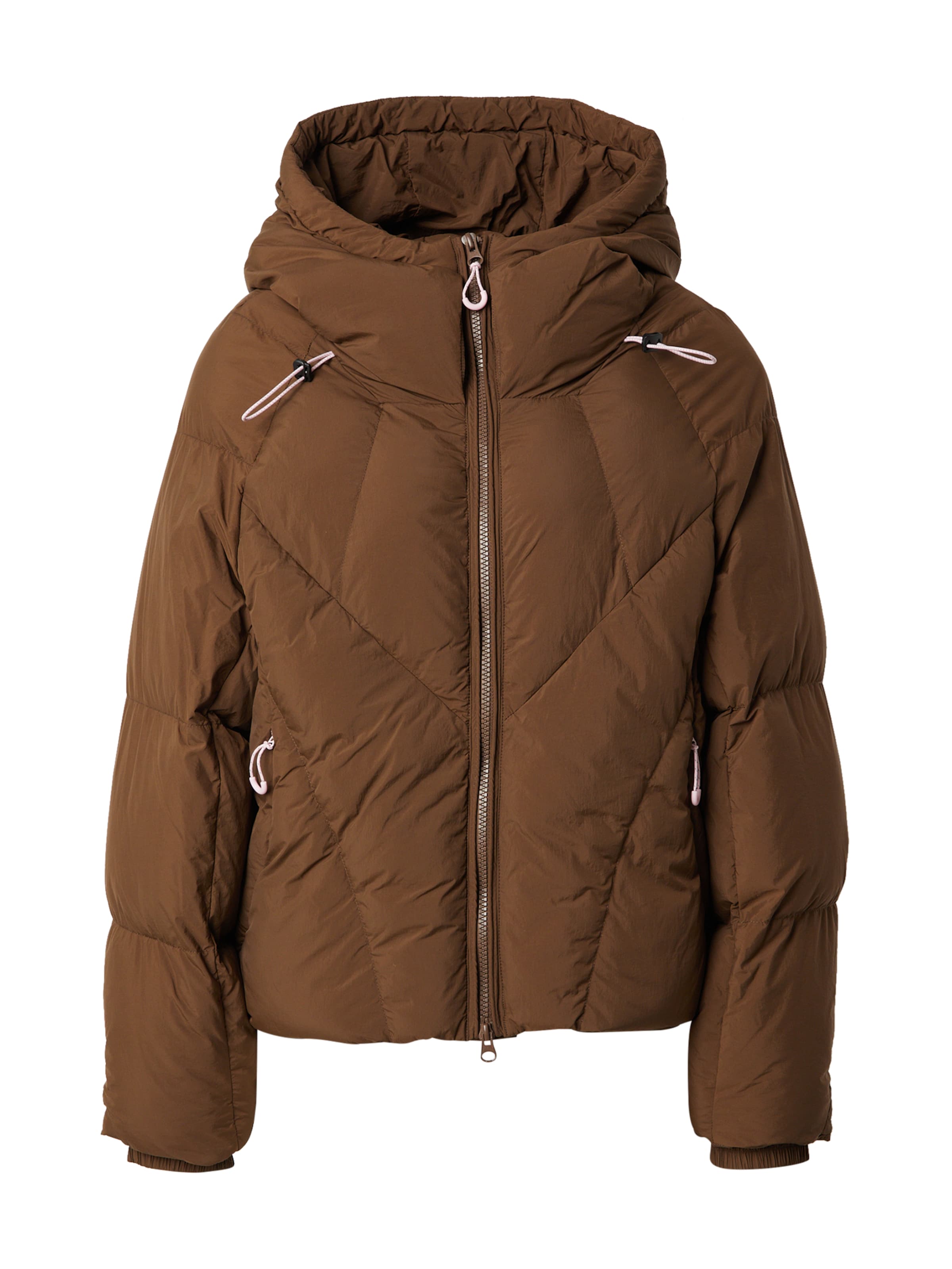 Kamila Šikl Zimní bunda – hnědá: přední strana