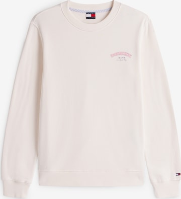 balta Tommy Jeans Megztinis be užsegimo: priekis