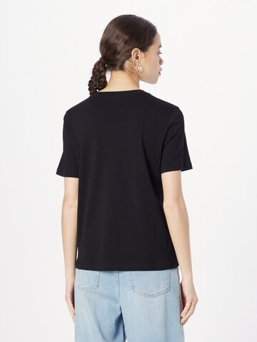 VILA ROUGE T-Shirt in Schwarz