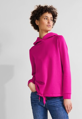 STREET ONE Sweatshirt in Pink: front