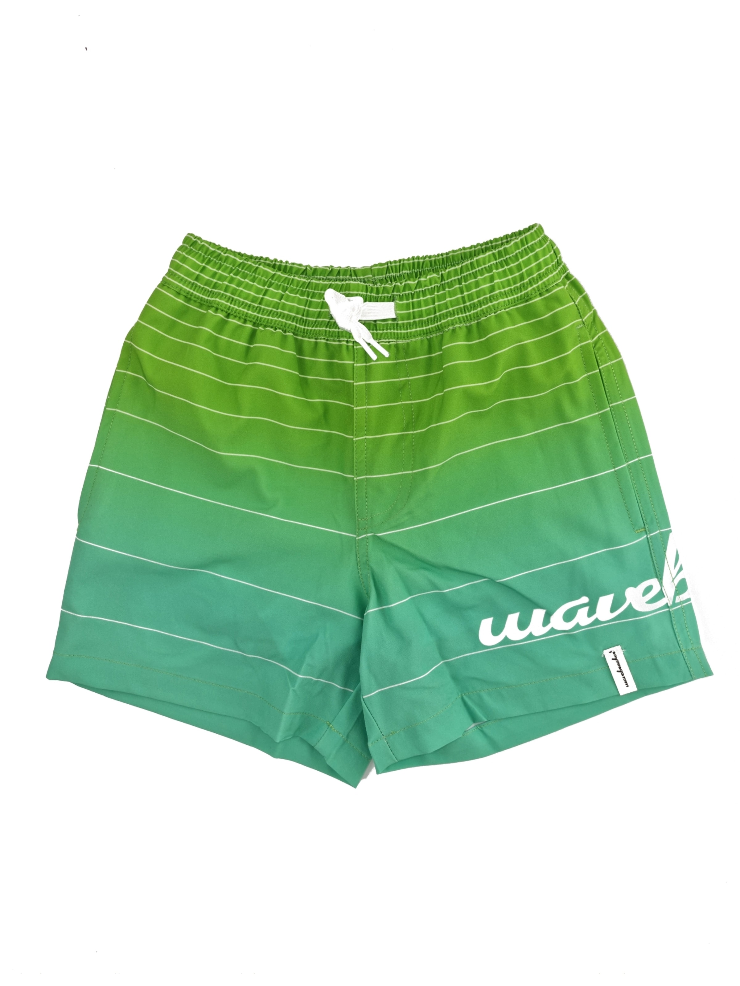 Pantaloncini da bagno di wavebreaker in verde: frontale