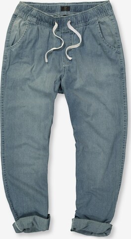 JP1880 Loosefit Broek in Blauw: voorkant