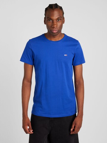 T-Shirt Tommy Jeans en bleu : devant