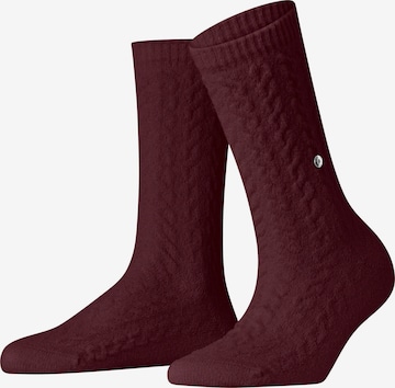 BURLINGTON Socken 'Cable' in Rot: Vorderseite