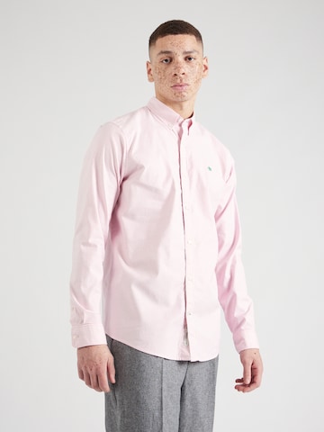 SCOTCH & SODA Regular fit Button Up Shirt 'Essential' in Pink: front