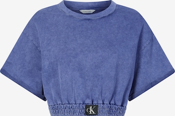 Regular Tricou 'Authentic' de la Calvin Klein Swimwear pe albastru: față