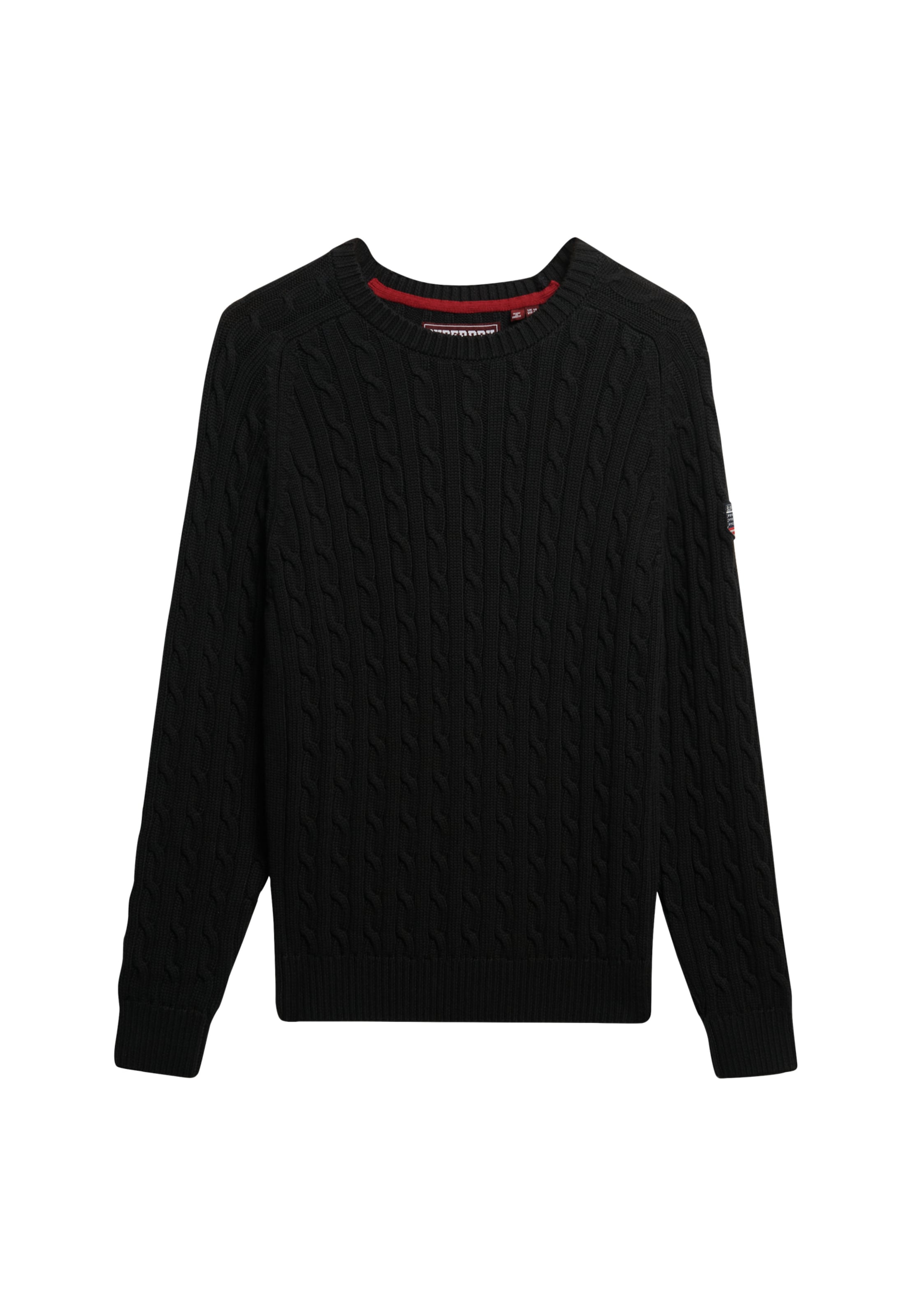 Superdry Trui in Zwart: voorkant