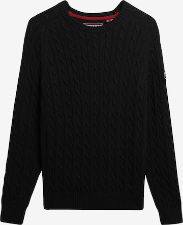 Pull-over Superdry en noir : devant