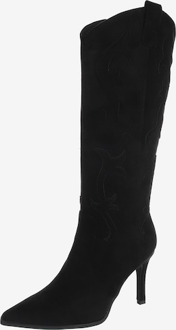 Ital-Design Boots in Black: front