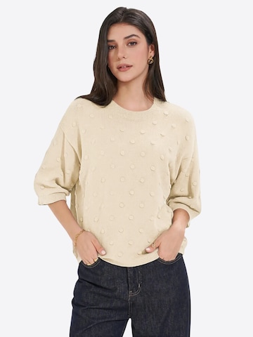 Pullover di Imily Bela in beige: frontale