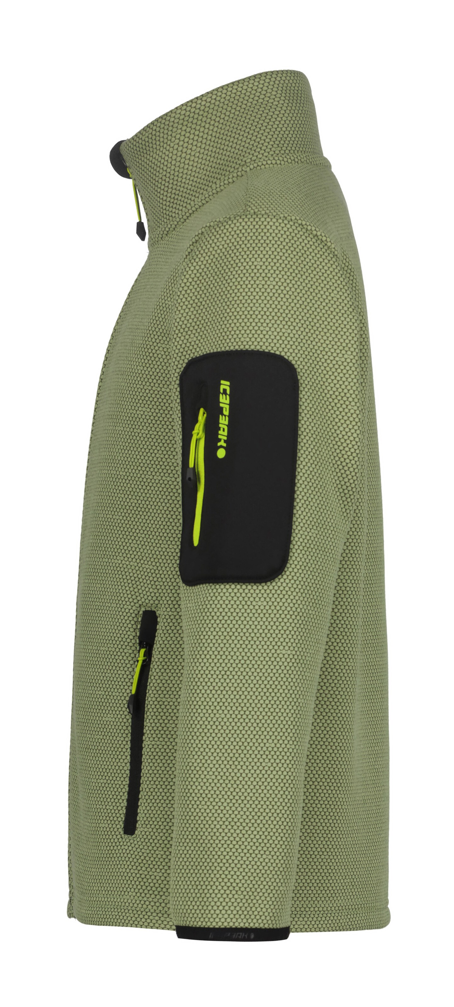 ICEPEAK Athletic Fleece Jacket in Green
