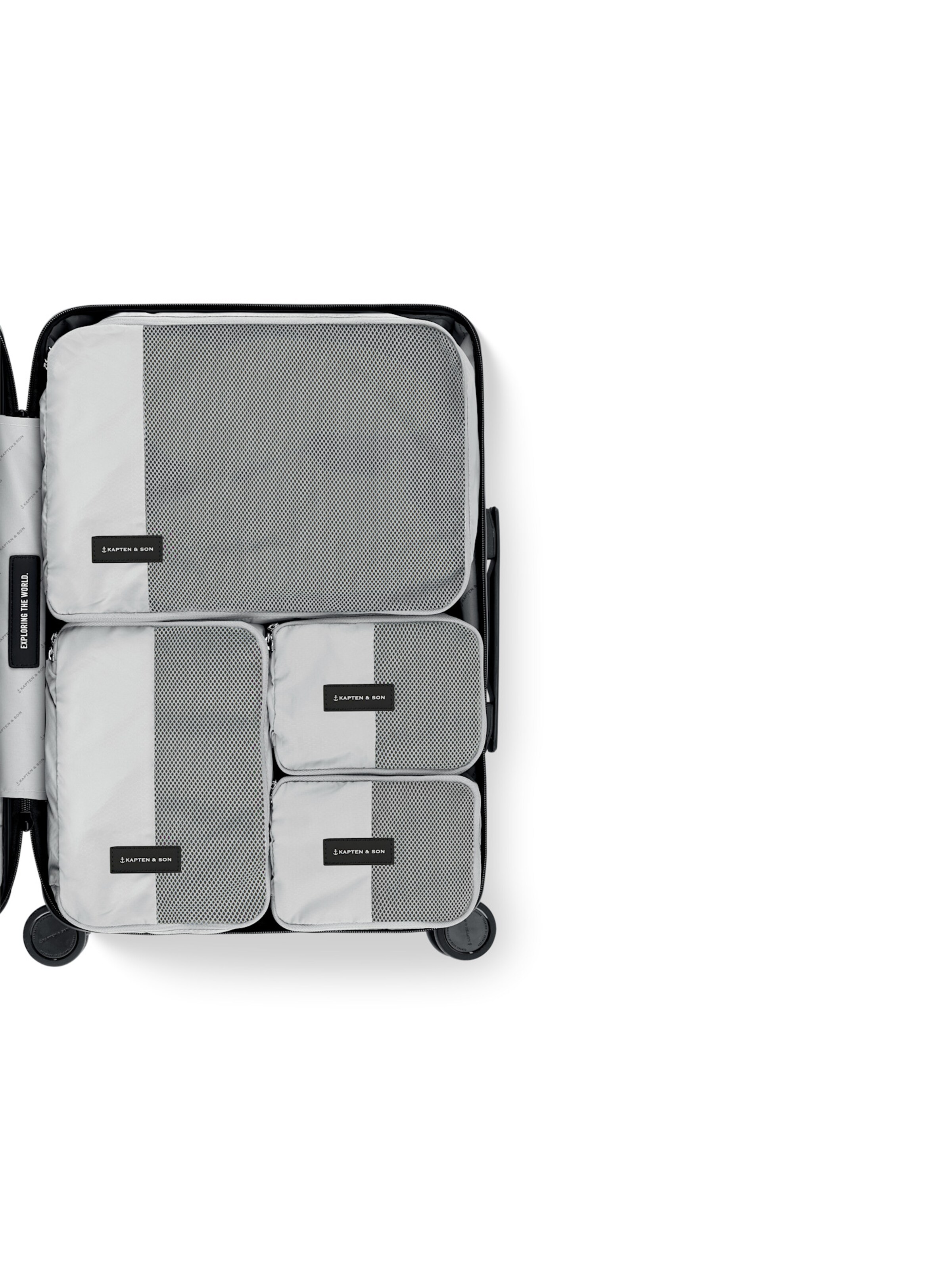 Kapten & Son Koffer 'Heathrow Cabin' in Schwarz