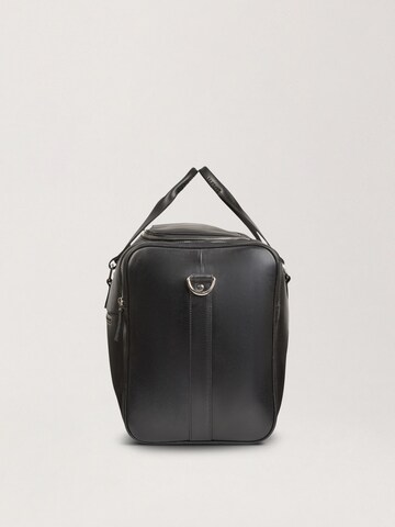 NEGOTIA Leather Weekend bag 'Marent' in Black