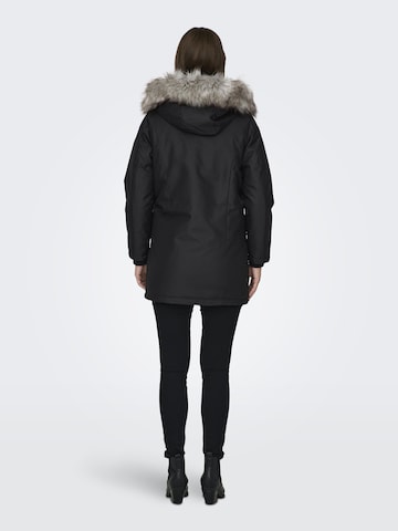 Only Maternity Parka zimowa 'NEW KATY' w kolorze czarny