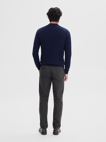 Pull-over 'Berg' SELECTED en bleu