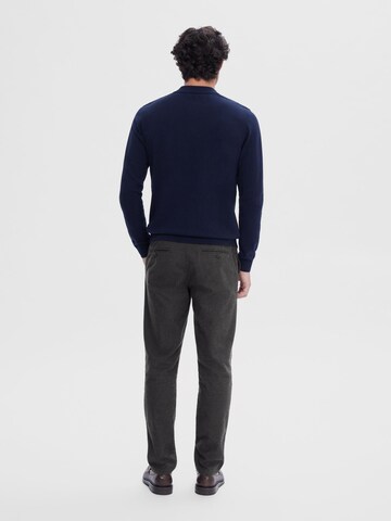 SELECTED HOMME Sweater 'Berg' in Blue
