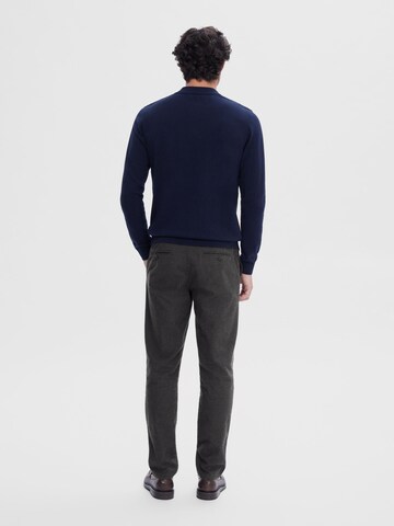 SELECTED HOMME Pullover 'Berg' in Blau