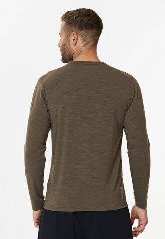 ENDURANCE Performance Shirt 'PEAKO' in Brown