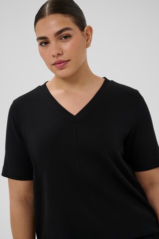 KAFFE CURVE - Camiseta 'KCannia' en negro