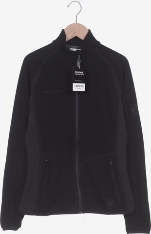 MAMMUT Sweatshirt & Zip-Up Hoodie in M in Black: front
