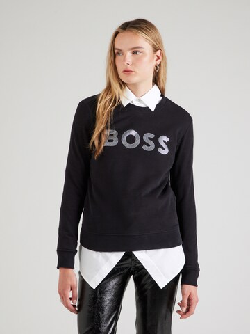 BOSS Shirt 'Ebossa2' in Schwarz: Vorderseite