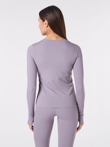 YO-GAYA Sporttop 'Long Sleeve Top' in Lila