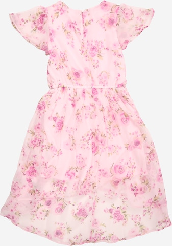 lindex pink dress Midi dress with puff sleeves - Pink