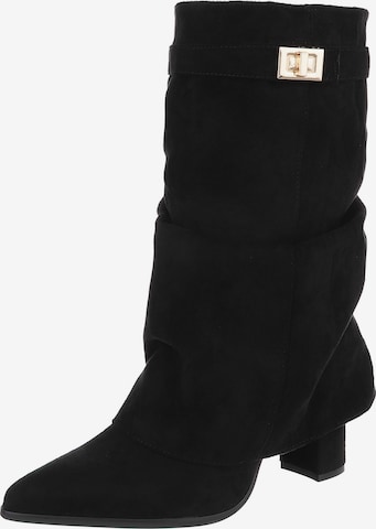 Ital-Design Boots in Black: front