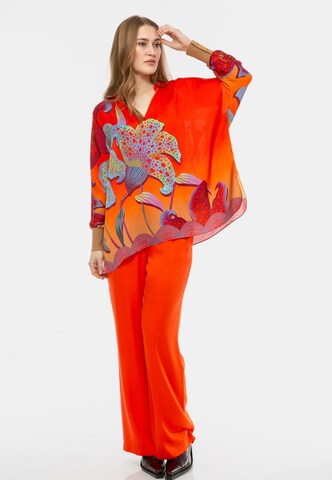 IVI collection Tunikabluse 'Paradise Flower' in Rot