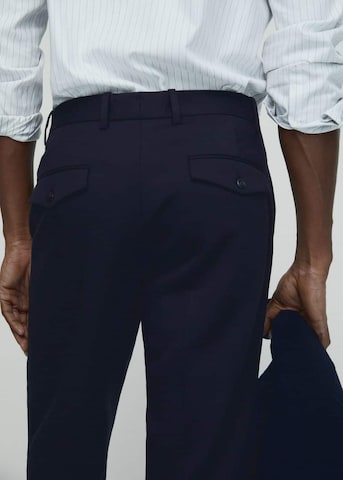 MANGO MAN Slimfit Hose 'Marius' in Blau