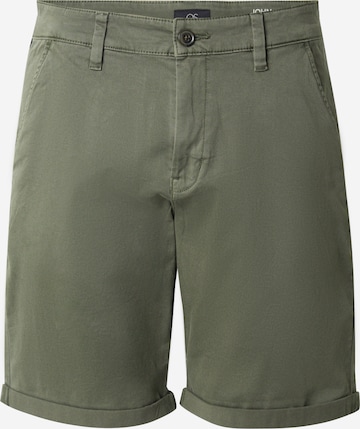 Pantalon chino 'John' QS en vert : devant