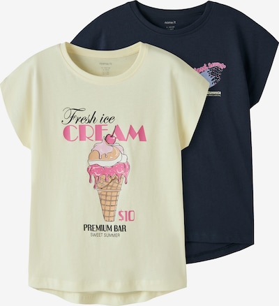 NAME IT Paita 'NKFVIOLET' värissä beige / hiekka / laivastonsininen / vaaleanpunainen, Tuotenäkymä