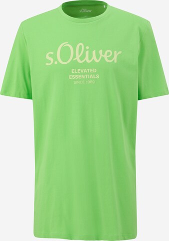 s.Oliver Red Label Big & Tall Shirt in Green: front