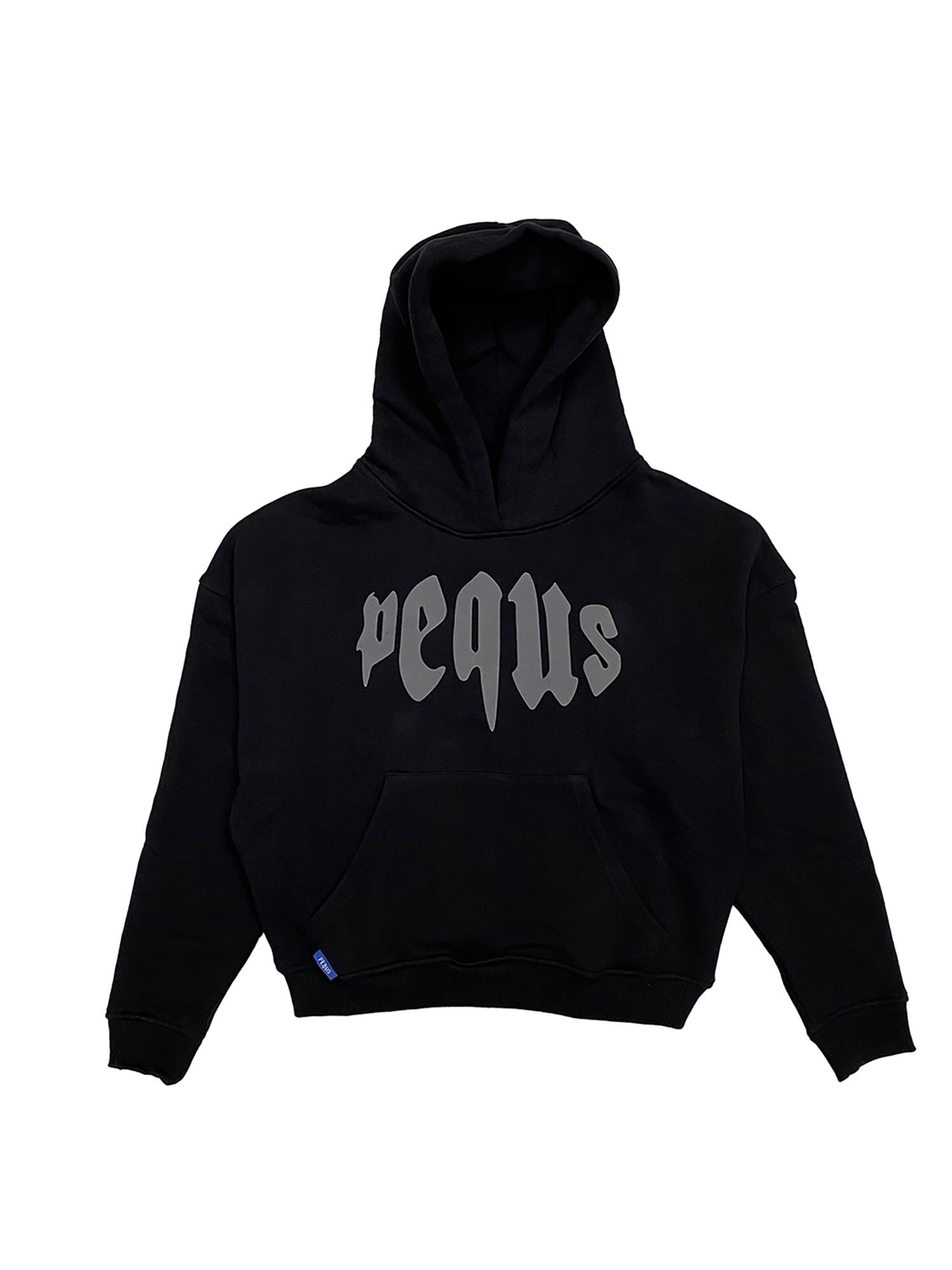 Pequs Sweatshirt 'Mythic' in Black: front