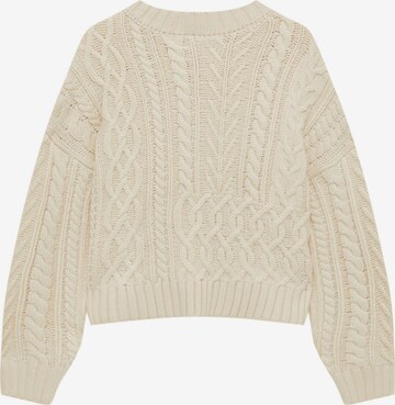 Pull&Bear Pullover in Beige: predná strana