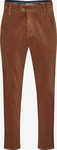 CLUB OF COMFORT Slimfit Hose 'Garvey' in Braun: predná strana