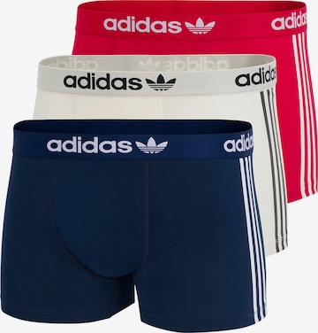 ADIDAS ORIGINALS - Calzoncillo boxer ' Comfort Flex Cotton 3 Stripes ' en azul: frente