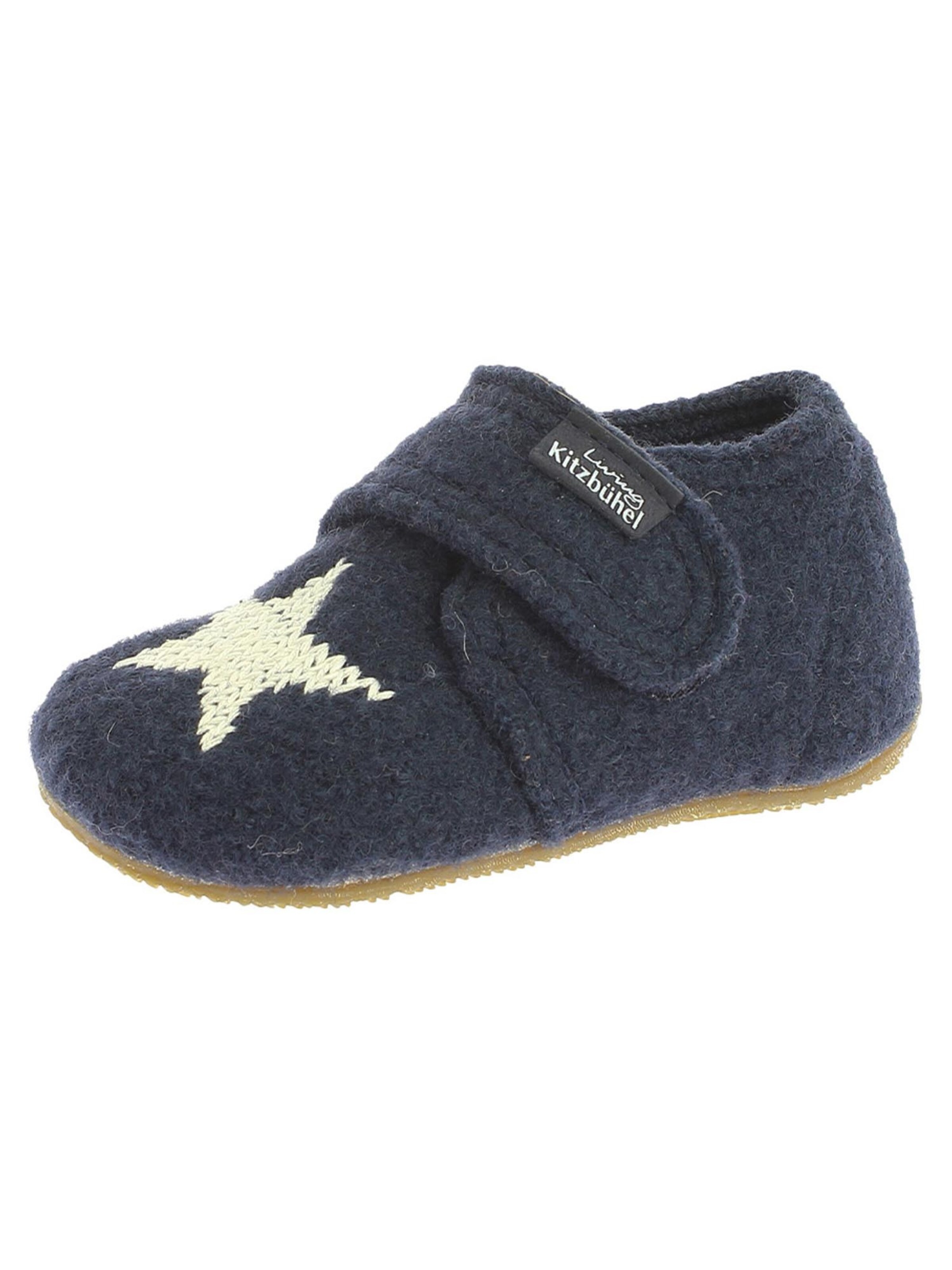 Living Kitzbühel Slippers in Blue: front